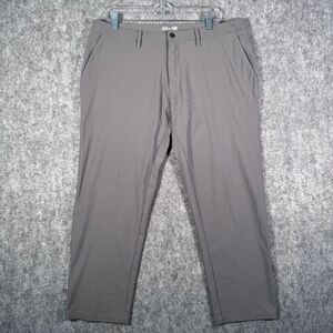 Ash & Erie Pants Mens 36x26 Gray Performance Lightweight Office Casual Golf